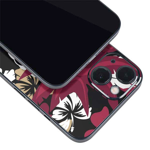 NFL San Francisco 49ers Tropical Print iPhone 14 Skin