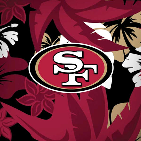 NFL San Francisco 49ers Tropical Print iPhone X Skin