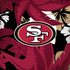 NFL San Francisco 49ers Tropical Print iPhone X Skin