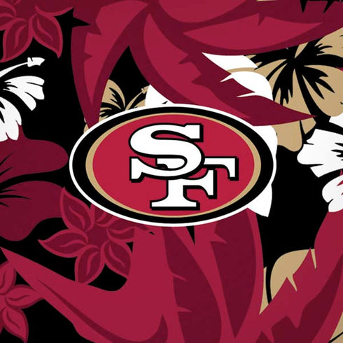 NFL San Francisco 49ers Tropical Print iPhone XS Max Skin