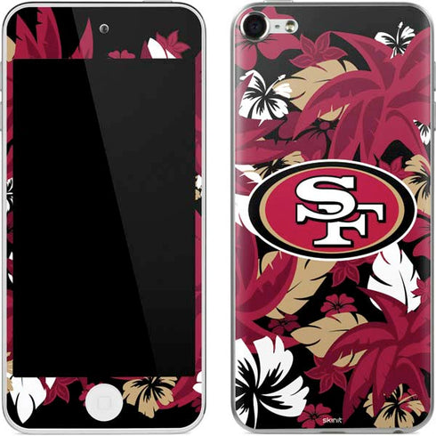 NFL San Francisco 49ers Tropical Print Apple iPod Skin