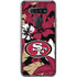 NFL San Francisco 49ers Tropical Print LG K51/Q51 Clear Case