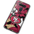 NFL San Francisco 49ers Tropical Print LG K51/Q51 Clear Case