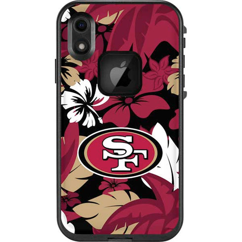 NFL San Francisco 49ers Tropical Print LifeProof Fre iPhone Skin