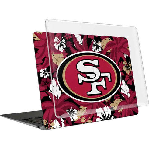 NFL San Francisco 49ers Tropical Print MacBook Air 13in (2020) Case plus Skin