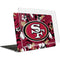 NFL San Francisco 49ers Tropical Print MacBook Air 13in M1 (2021) Case plus Skin