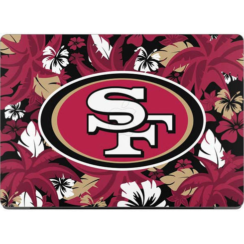 NFL San Francisco 49ers Tropical Print MacBook Pro 14in (2021-24) Skin
