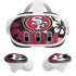 NFL San Francisco 49ers Tropical Print Meta Quest 3 Skin