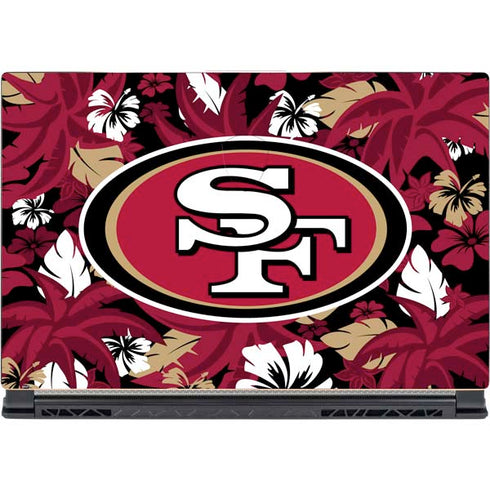 NFL San Francisco 49ers Tropical Print MSI GS65 Stealth Laptop Skin