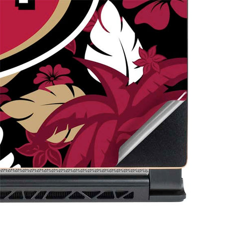 NFL San Francisco 49ers Tropical Print MSI GS65 Stealth Laptop Skin