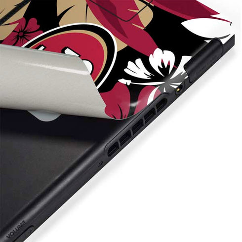 NFL San Francisco 49ers Tropical Print Nintendo Switch Bundle Skin