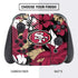 NFL San Francisco 49ers Tropical Print Nintendo Switch Bundle Skin