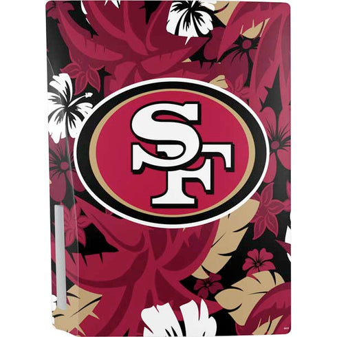 NFL San Francisco 49ers Tropical Print PS5 Bundle Skin