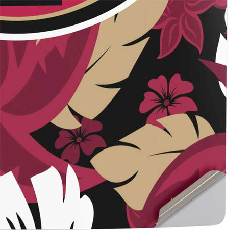 NFL San Francisco 49ers Tropical Print PS5 Console Skin