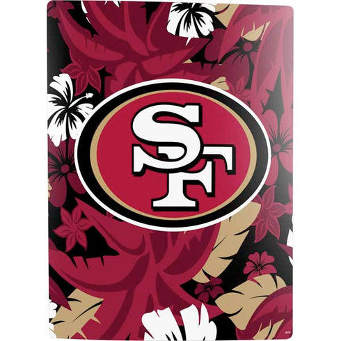 NFL San Francisco 49ers Tropical Print PS5 Digital Edition Bundle Skin