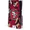 NFL San Francisco 49ers Tropical Print PS5 Slim Disk Console Skin