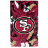 NFL San Francisco 49ers Tropical Print PS5 Slim Disk Console Skin
