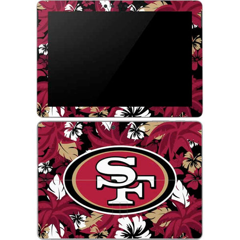 NFL San Francisco 49ers Tropical Print Surface Go Skin