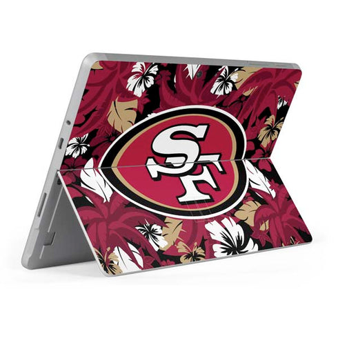 NFL San Francisco 49ers Tropical Print Surface Go Skin
