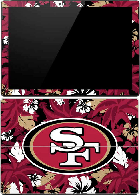 NFL San Francisco 49ers Tropical Print Surface Pro (2017) Skin