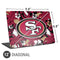NFL San Francisco 49ers Tropical Print Universal Laptop 12in (9.8 x 6.8in) Skin