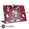 NFL San Francisco 49ers Tropical Print Universal Laptop 15in (12.2 x 8.8in) Skin