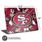 NFL San Francisco 49ers Tropical Print Universal Laptop 17in (13.8 x 10in) Skin