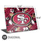 NFL San Francisco 49ers Tropical Print Universal Laptop 18in (14.6 x 10.6in) Skin