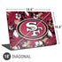 NFL San Francisco 49ers Tropical Print Universal Laptop 18in (14.6 x 10.6in) Skin