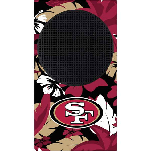 NFL San Francisco 49ers Tropical Print Xbox Series S Console Skin
