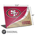 NFL San Francisco 49ers Universal Laptop 17in (13.8 x 10in) Skin