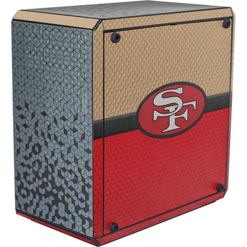 NFL San Francisco 49ers Vintage Cooler Master MasterBox Q300L Mini Tower Skin