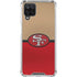 NFL San Francisco 49ers Vintage Galaxy A12 Clear Case