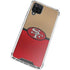NFL San Francisco 49ers Vintage Galaxy A12 Clear Case