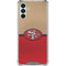NFL San Francisco 49ers Vintage Galaxy A13 5G Clear Case