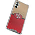 NFL San Francisco 49ers Vintage Galaxy A13 5G Clear Case