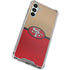 NFL San Francisco 49ers Vintage Galaxy A14 5G Clear Case
