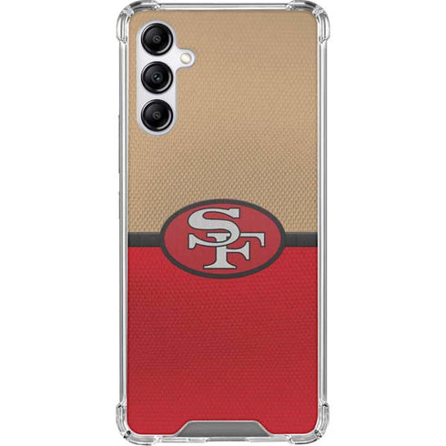 NFL San Francisco 49ers Vintage Galaxy A15 5G Clear Case