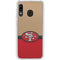 NFL San Francisco 49ers Vintage Galaxy A20 Clear Case