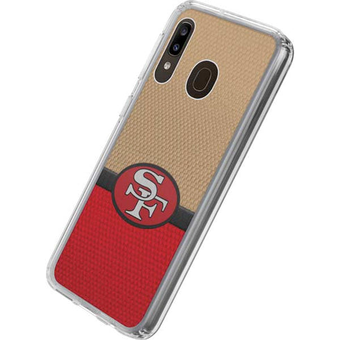 NFL San Francisco 49ers Vintage Galaxy A20 Clear Case