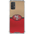 NFL San Francisco 49ers Vintage Galaxy A32 5G Clear Case