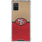 NFL San Francisco 49ers Vintage Galaxy A51 5G Clear Case