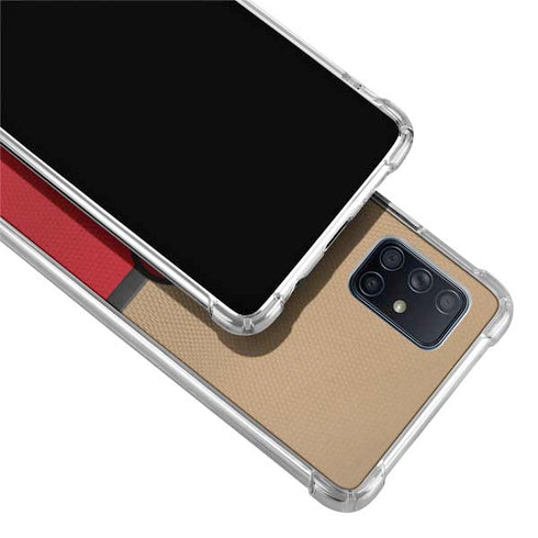 NFL San Francisco 49ers Vintage Galaxy A51 5G Clear Case