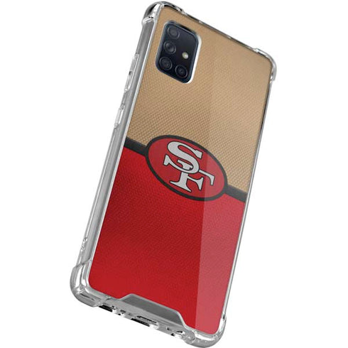 NFL San Francisco 49ers Vintage Galaxy A51 5G Clear Case