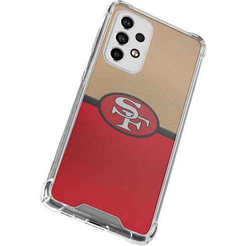 NFL San Francisco 49ers Vintage Galaxy A53 5G Clear Case