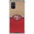 NFL San Francisco 49ers Vintage Galaxy A71 5G Clear Case