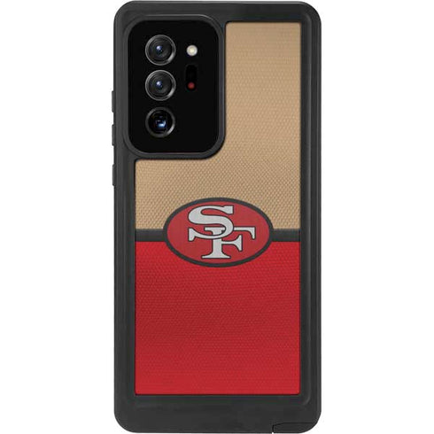 NFL San Francisco 49ers Vintage Galaxy Note20 Ultra 5G Waterproof Case