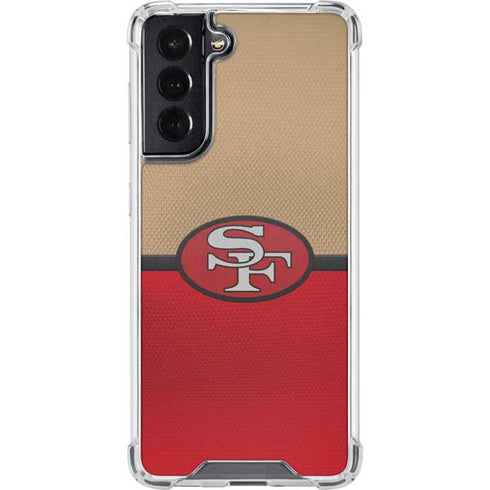 NFL San Francisco 49ers Vintage Galaxy S22 Clear Case