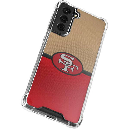 NFL San Francisco 49ers Vintage Galaxy S22 Clear Case