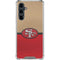 NFL San Francisco 49ers Vintage Galaxy S23 FE Clear Case